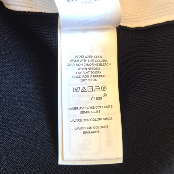 🏷️LRL Sleeveless Knit Black White Sweater Size 1X RALPH LAUREN - Picture 6 of 6